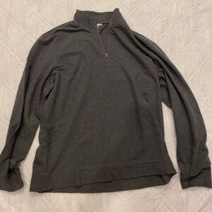 Calvin Klein Jeans mens long sleeve 1/4 zip gray‎ shirt XXL